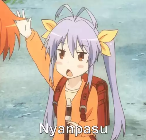 Nyanpasu Anime Greeting