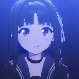 Cute Anime Girl Smiling