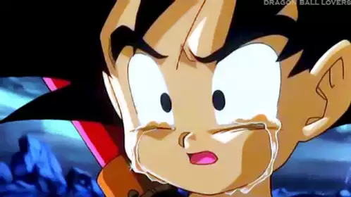 Goten Crying Tears