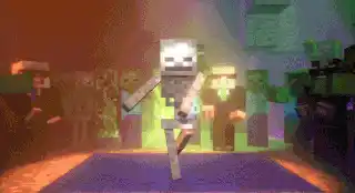 Minecraft Skeleton Dance