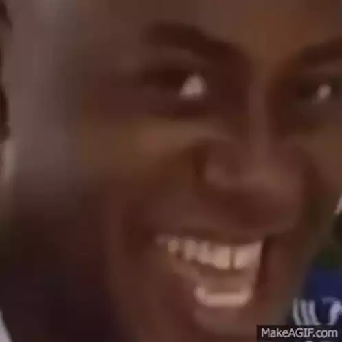 Man Laughing Joyfully